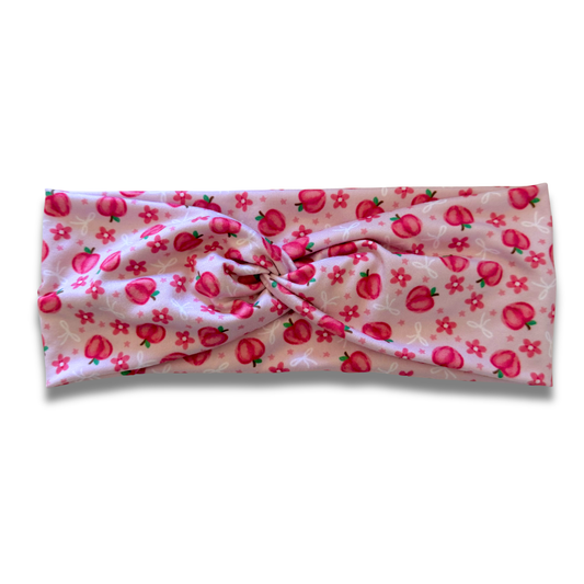 Peaches Sweetheart Headband (or removable tie option) Sewing Sweethearts Sweetheart