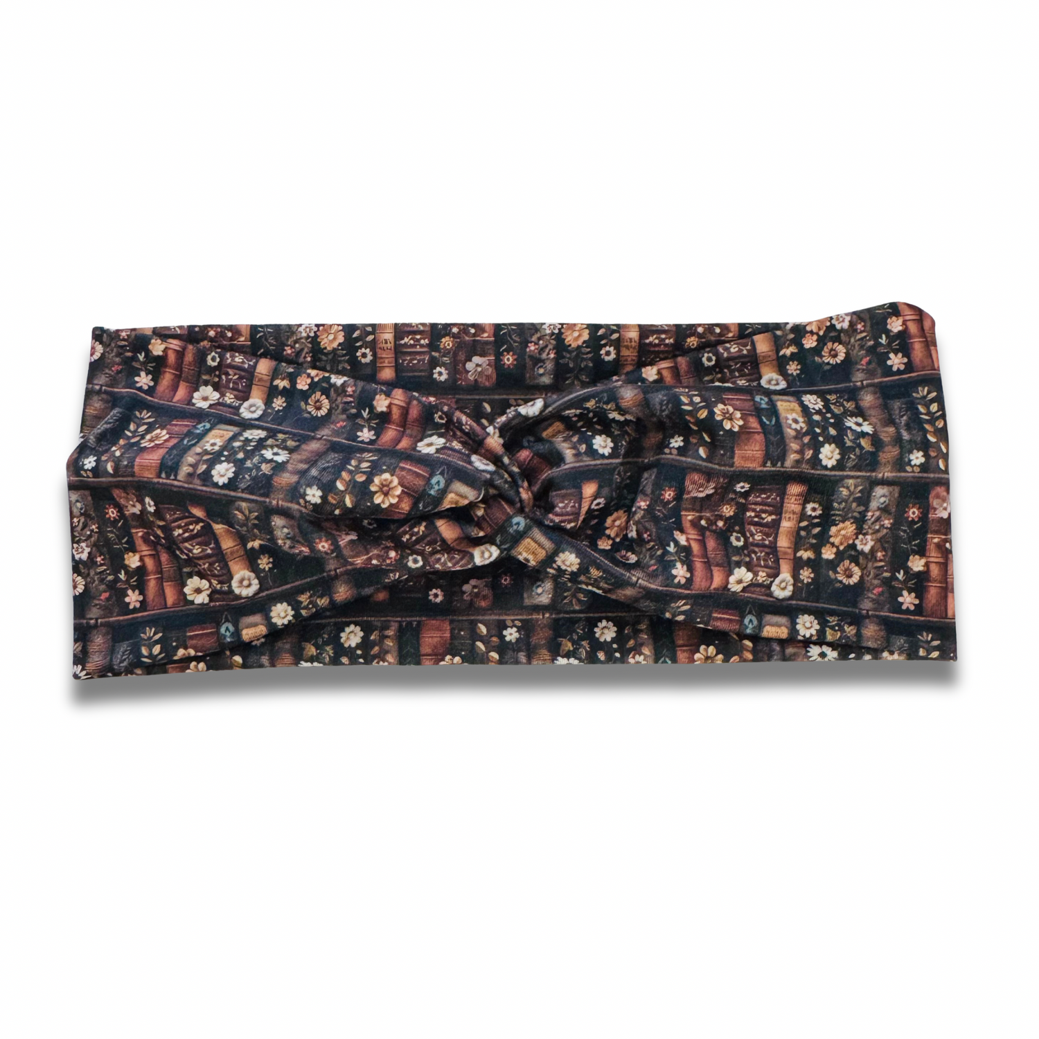 Mahogany Library Sweetheart Headband (or removable tie option) Sewing Sweethearts Sweetheart