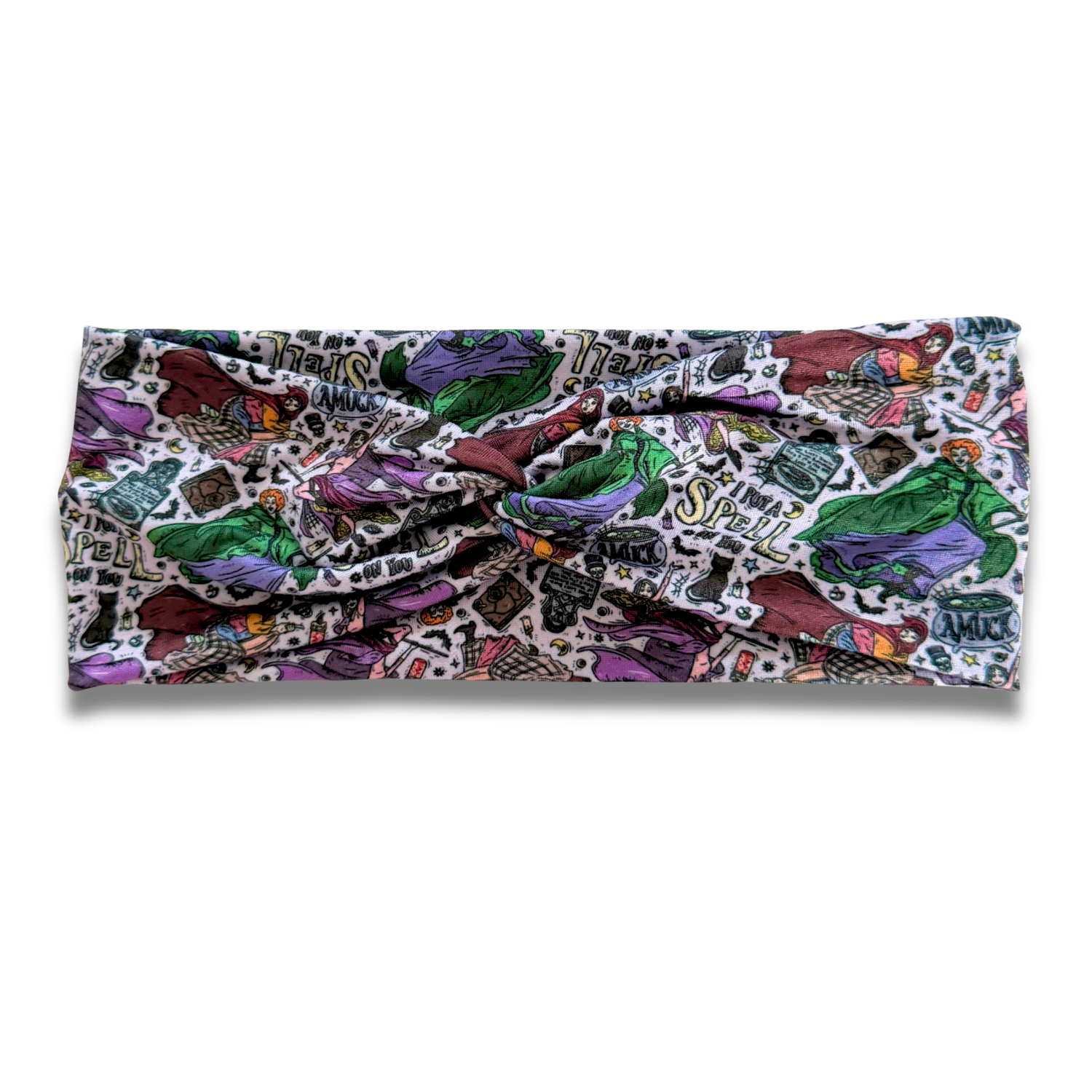 Hocus Witches Sweetheart Headband (or removable tie option) Sewing Sweethearts Sweetheart
