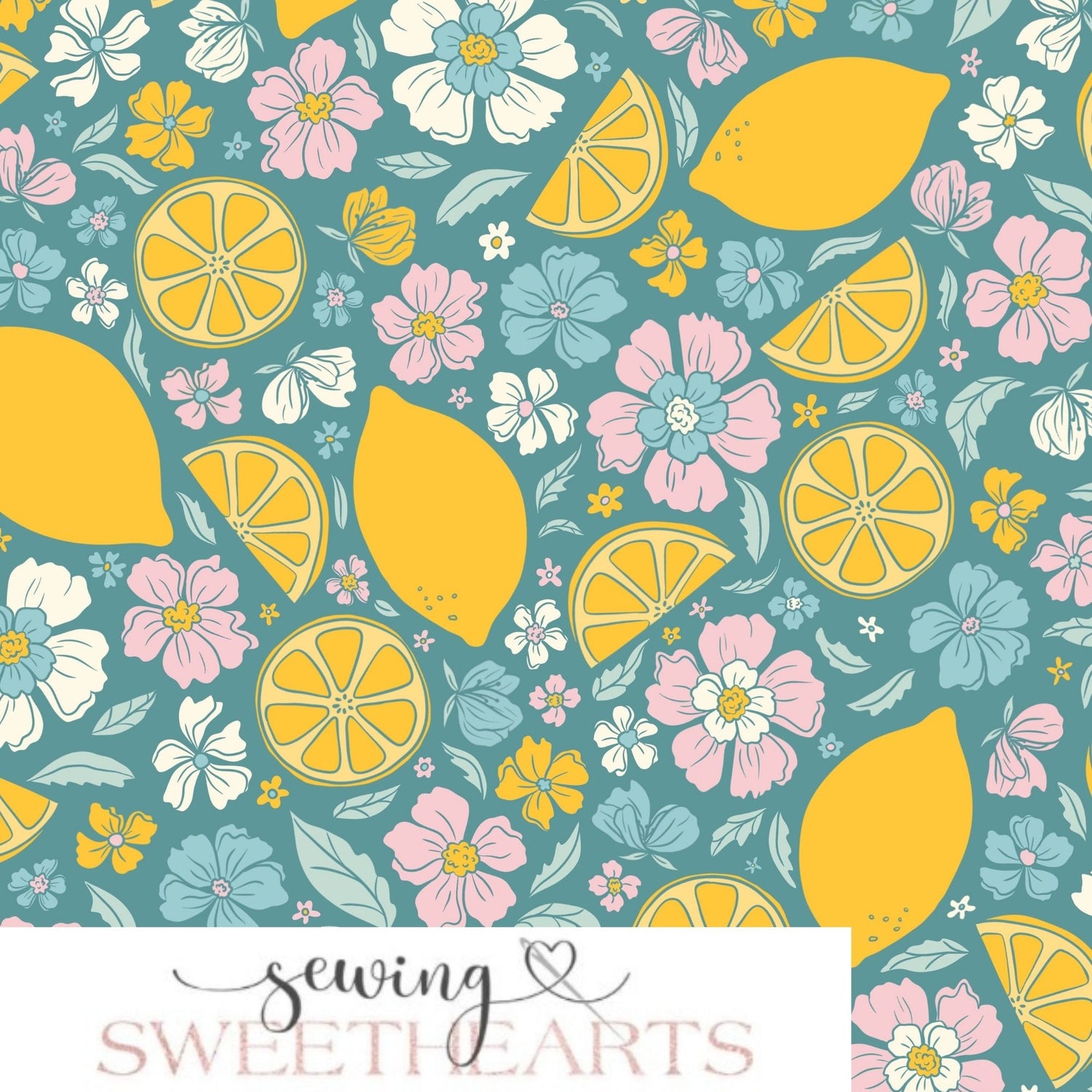 Lemons Minky Blanket PREORDER (~4 weeks before shipping) Sewing Sweethearts