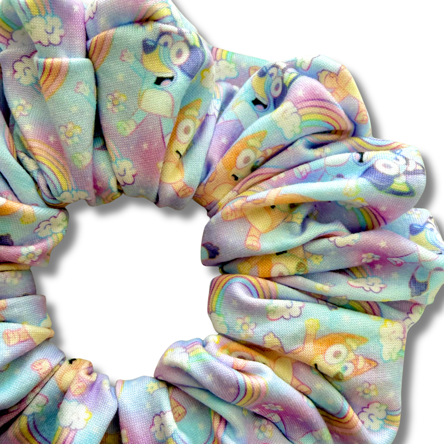 Blue Dog Pastel Scrunchie Sewing Sweethearts