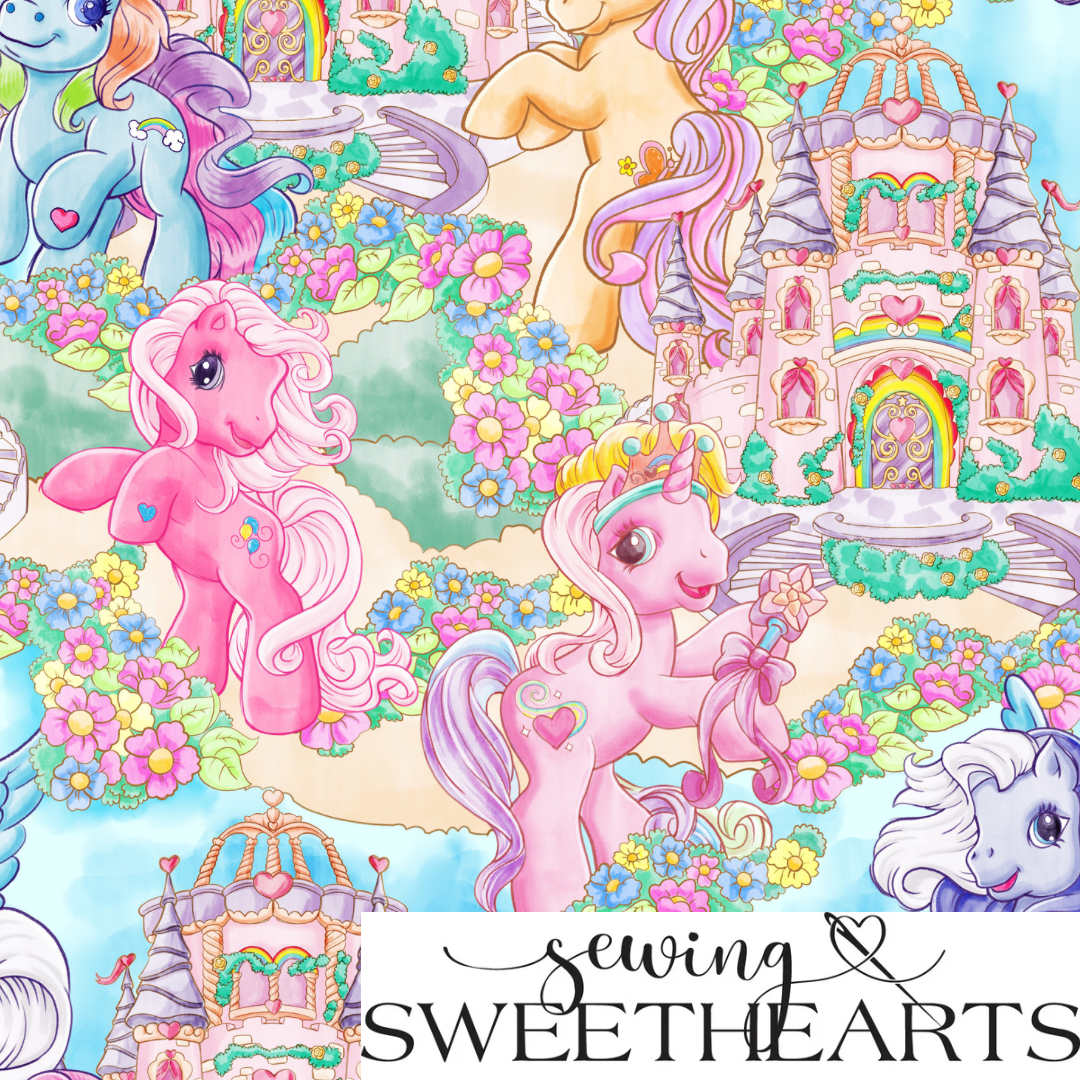 Magical Ponies Minky Blanket PREORDER (~4 weeks before shipping)  Sewing Sweethearts   