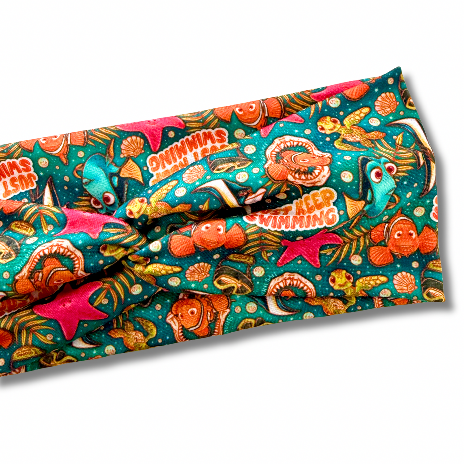 Just Keep Swimming Sweetheart Headband (or removable tie option) Sewing Sweethearts
