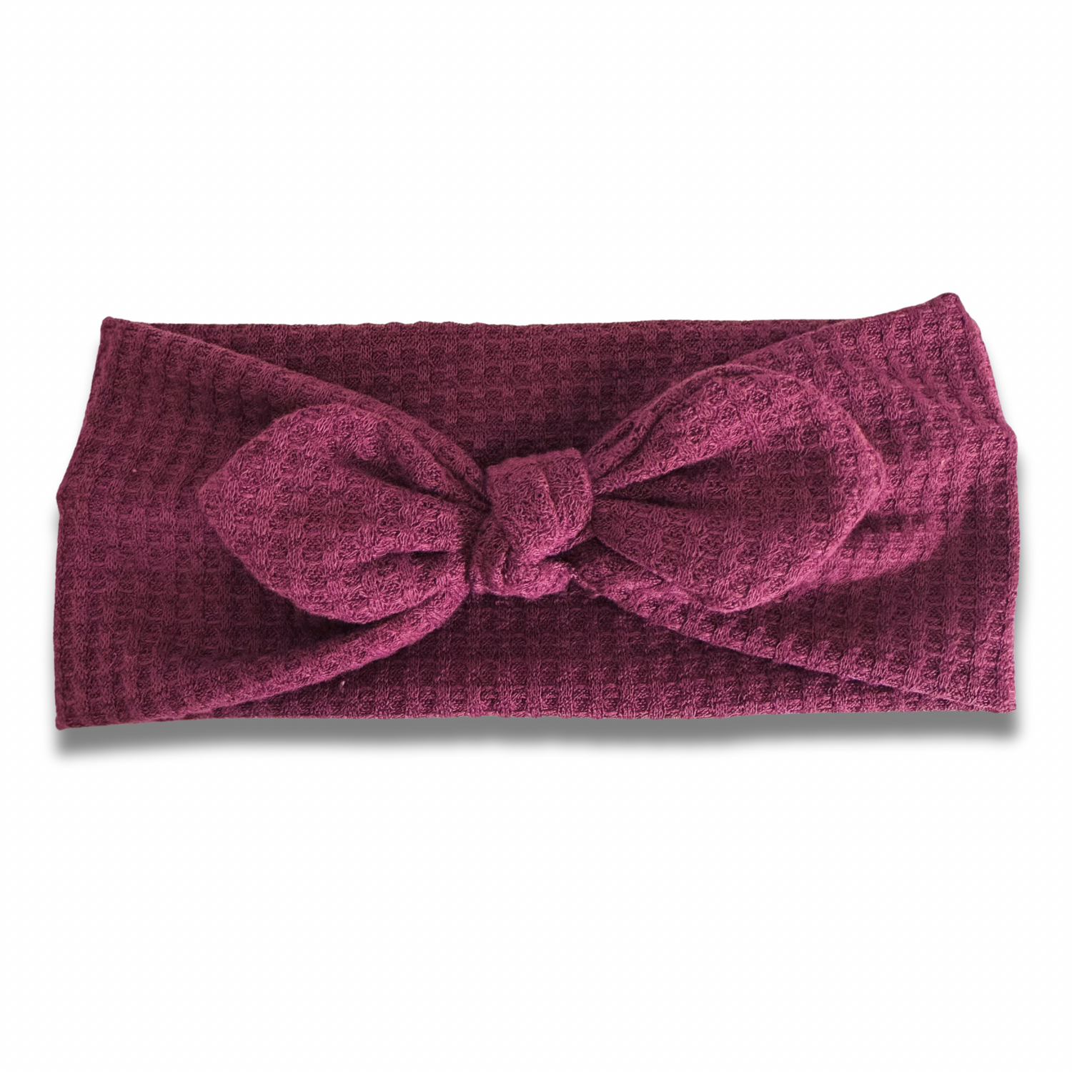Dark Wine Waffle Knit Sweetheart (or removable tie option) Sewing Sweethearts Sweetheart with removable tie