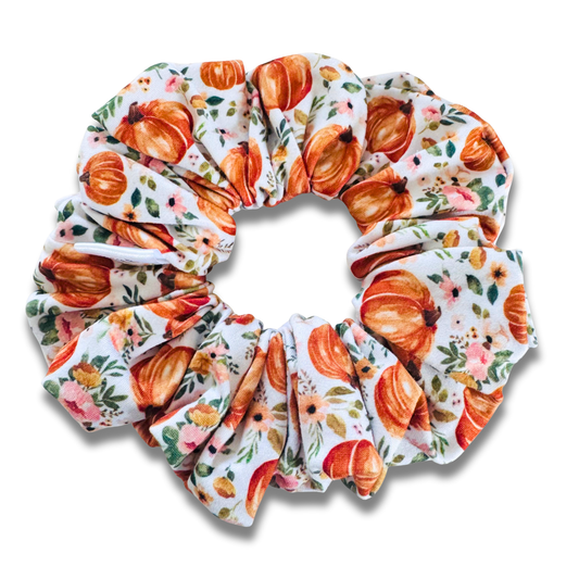 Pumpkin Garden Scrunchie Sewing Sweethearts