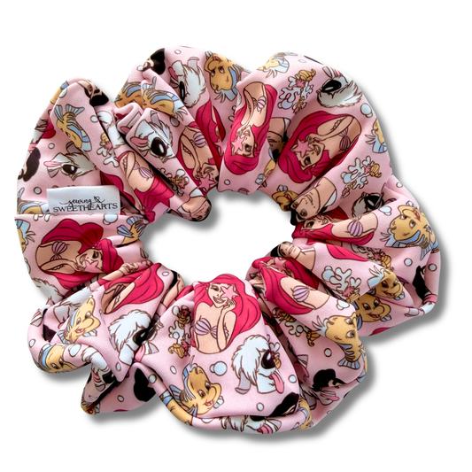 Princess Mermaid Swim Scrunchie Sewing Sweethearts