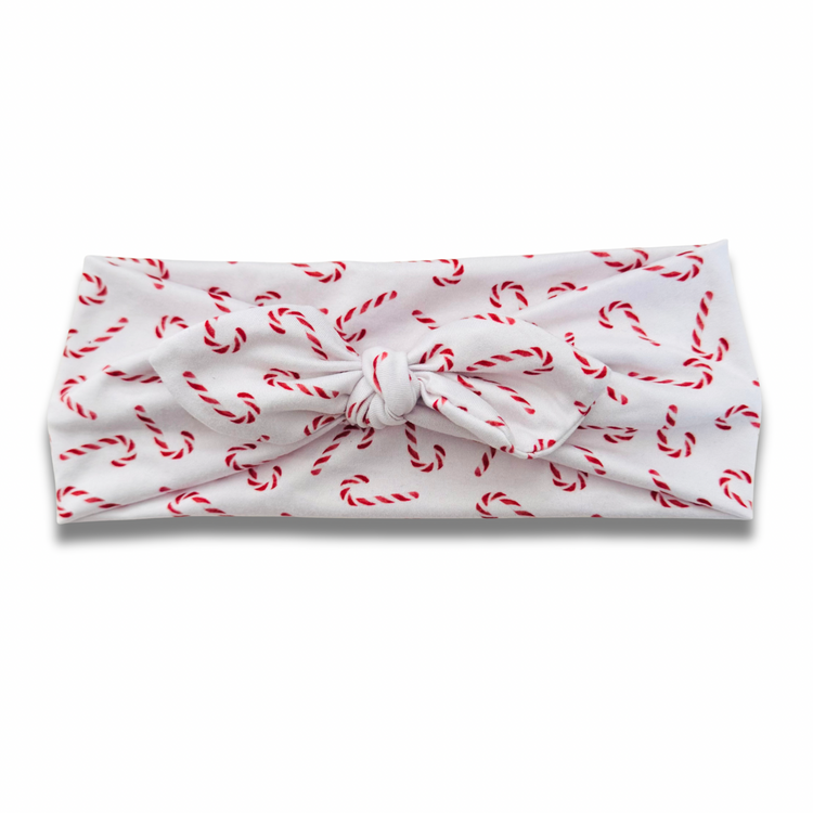 Candy Cane Lane Sweetheart Headband (or removable tie option) Sewing Sweethearts Sweetheart with Removable Tie