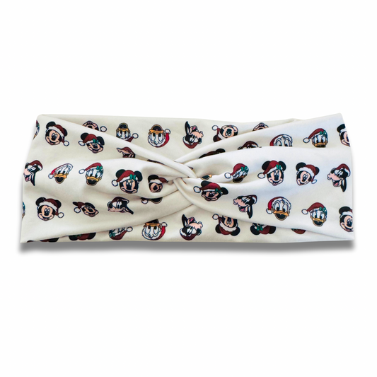 Merry Mousemas Sweetheart Headband (or removable tie option)