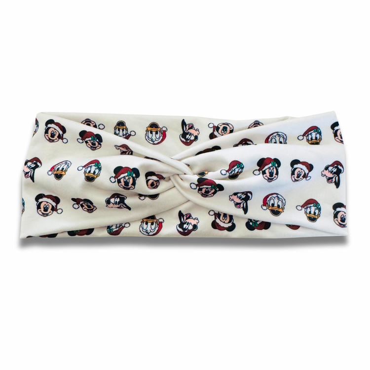 Merry Mousemas Sweetheart Headband (or removable tie option)