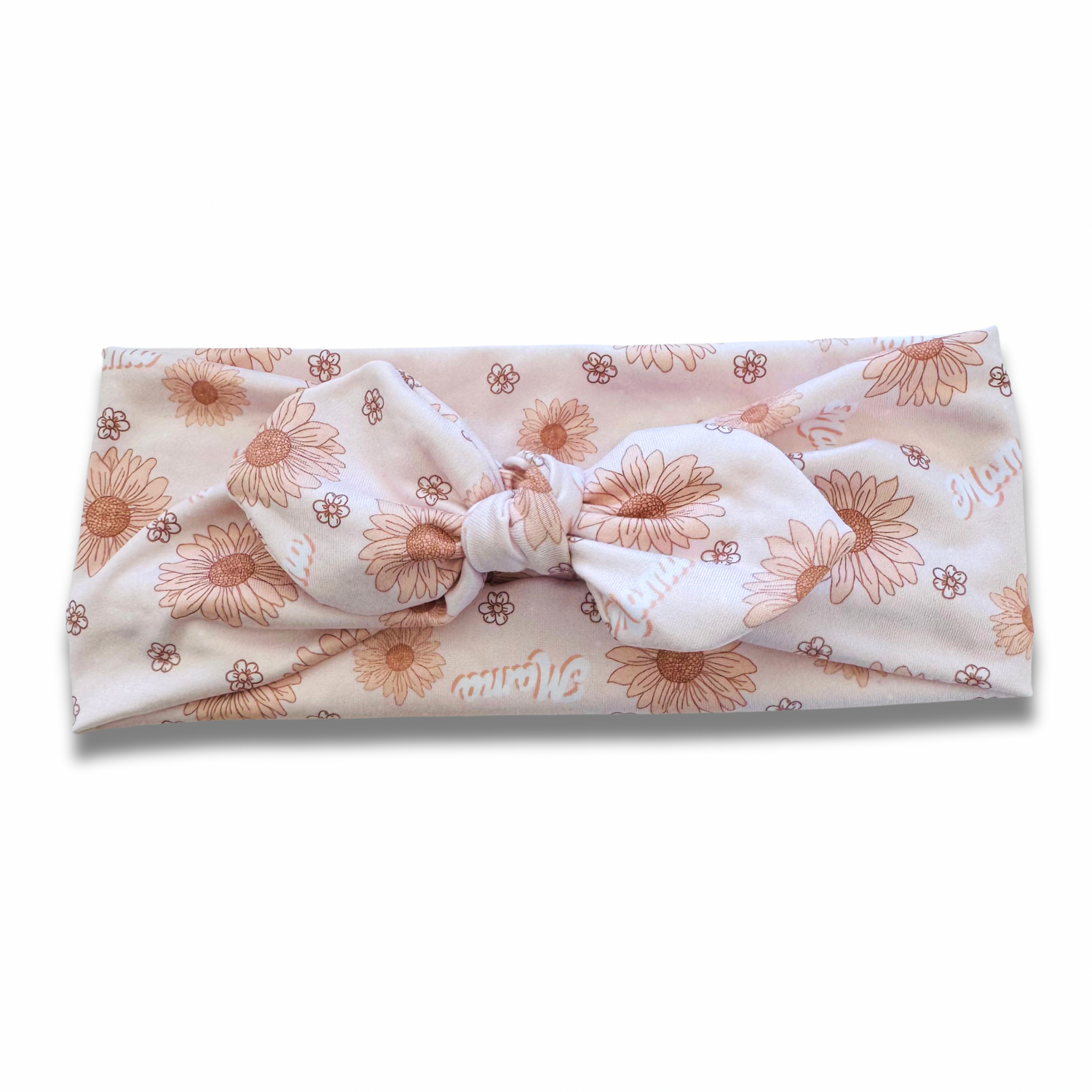 Mama Sweetheart Headband (or removable tie option) Sewing Sweethearts Sweetheart with Removable Tie