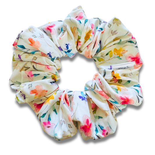 Bright Wildflowers Scrunchie Sewing Sweethearts