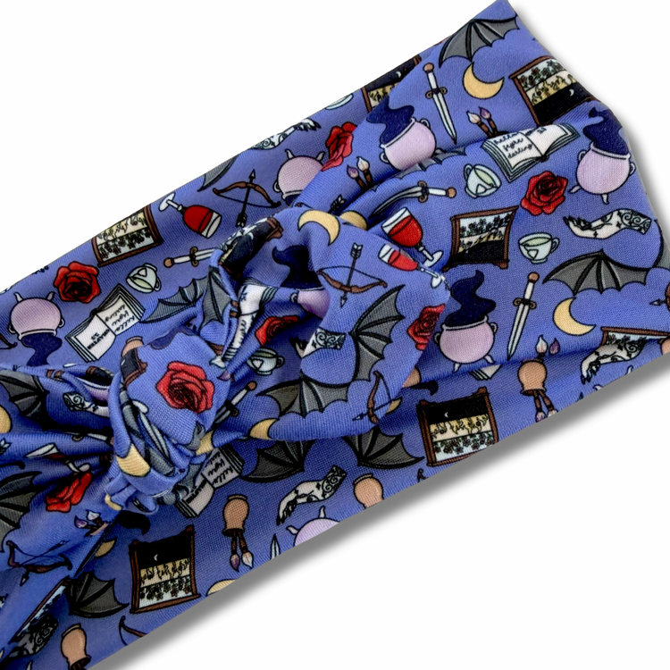 A Court Of (v.2) Sweetheart Headband (or removable tie option) Sewing Sweethearts