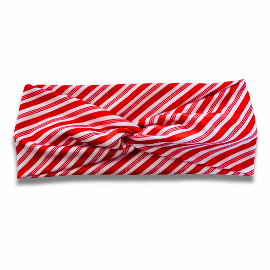 Candy Cane Sweetheart Headband (or removable tie option)