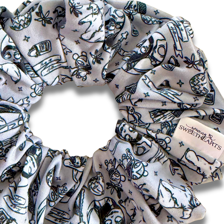NBC on Grey Scrunchie Sewing Sweethearts