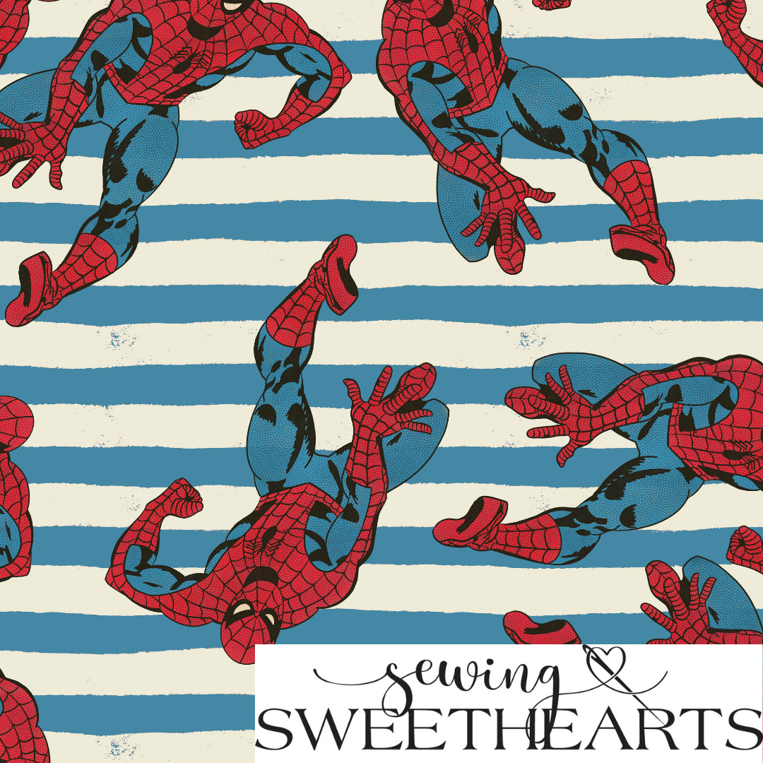 Web Superhero Minky Blanket PREORDER (~4 weeks before shipping)  Sewing Sweethearts   