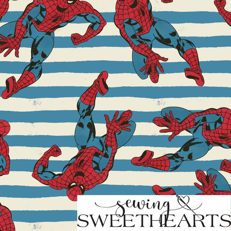 Web Superhero Minky Blanket PREORDER (~4 weeks before shipping)  Sewing Sweethearts   