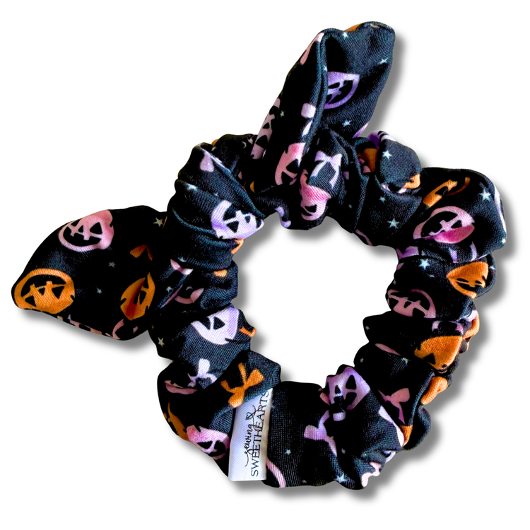 Trick or Treat Bow Scrunchie