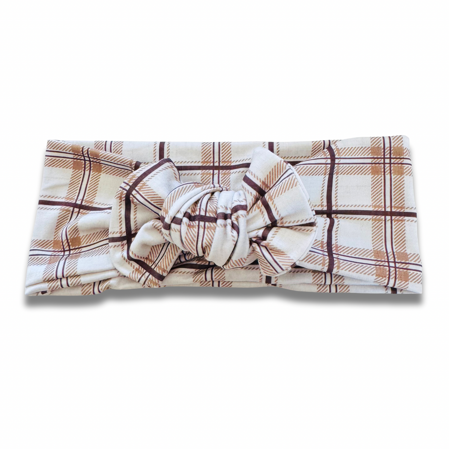 Smores Plaid Sweetie Headband Sewing Sweethearts