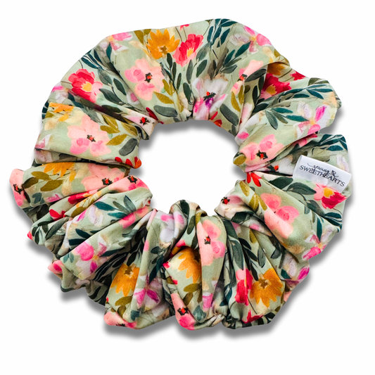 Sage Garden Scrunchie Sewing Sweethearts