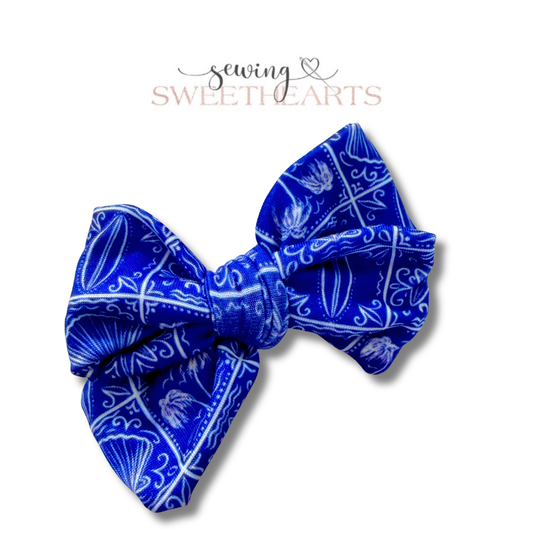 Mediterranean Summer Bow Sewing Sweethearts