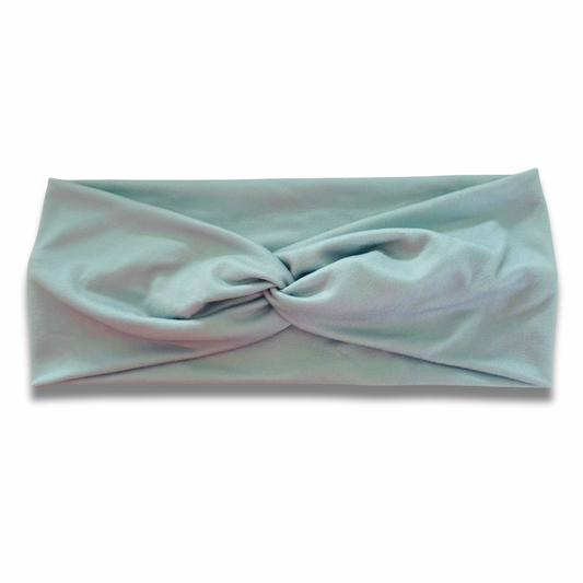 Dusty Sage Sweetheart Headband (or removable tie option) Sewing Sweethearts Sweetheart
