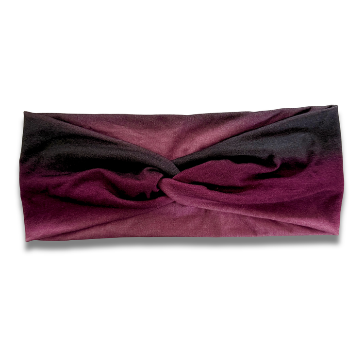 Violet Stripes Sweetheart Headband (or removable tie option) Sewing Sweethearts Sweetheart