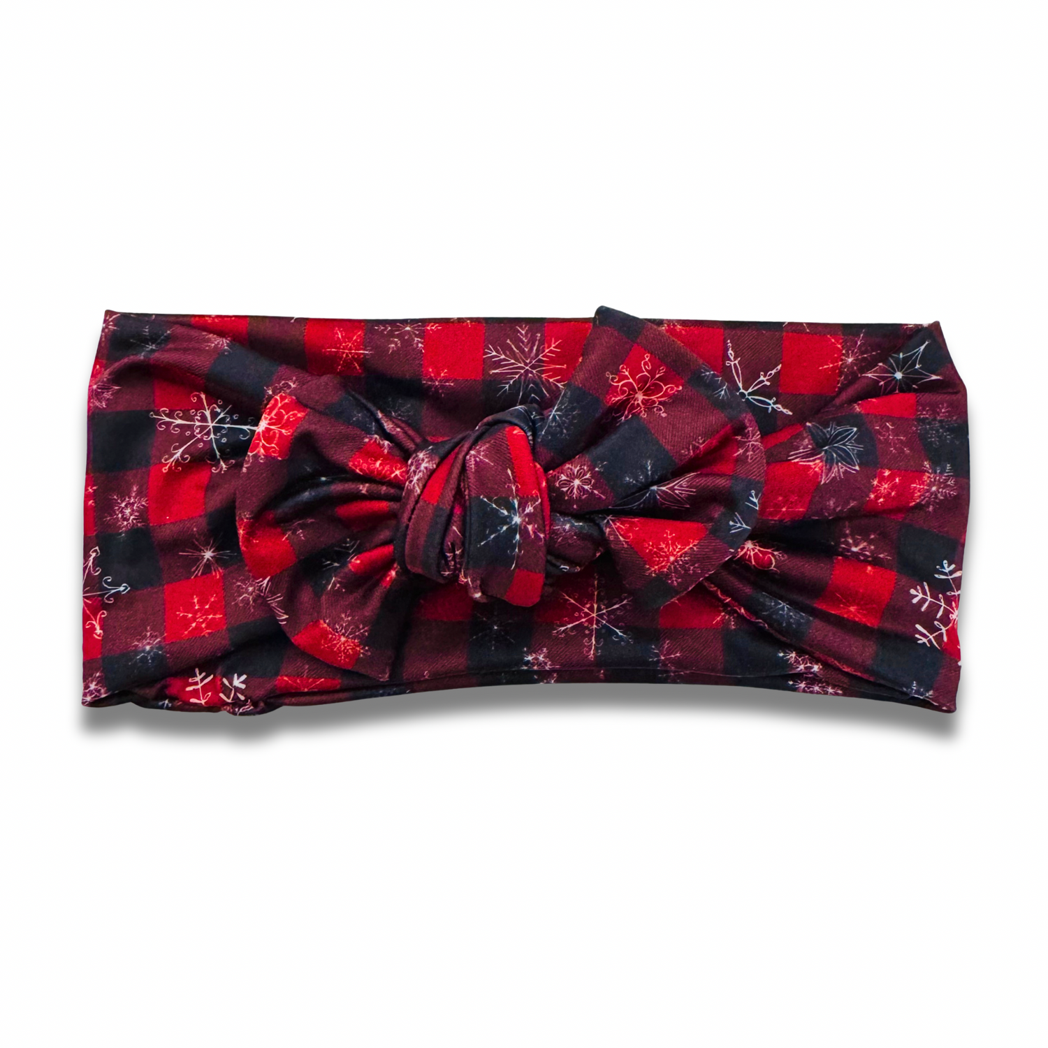 Plaid Snowflakes Sweetie Headband Sewing Sweethearts