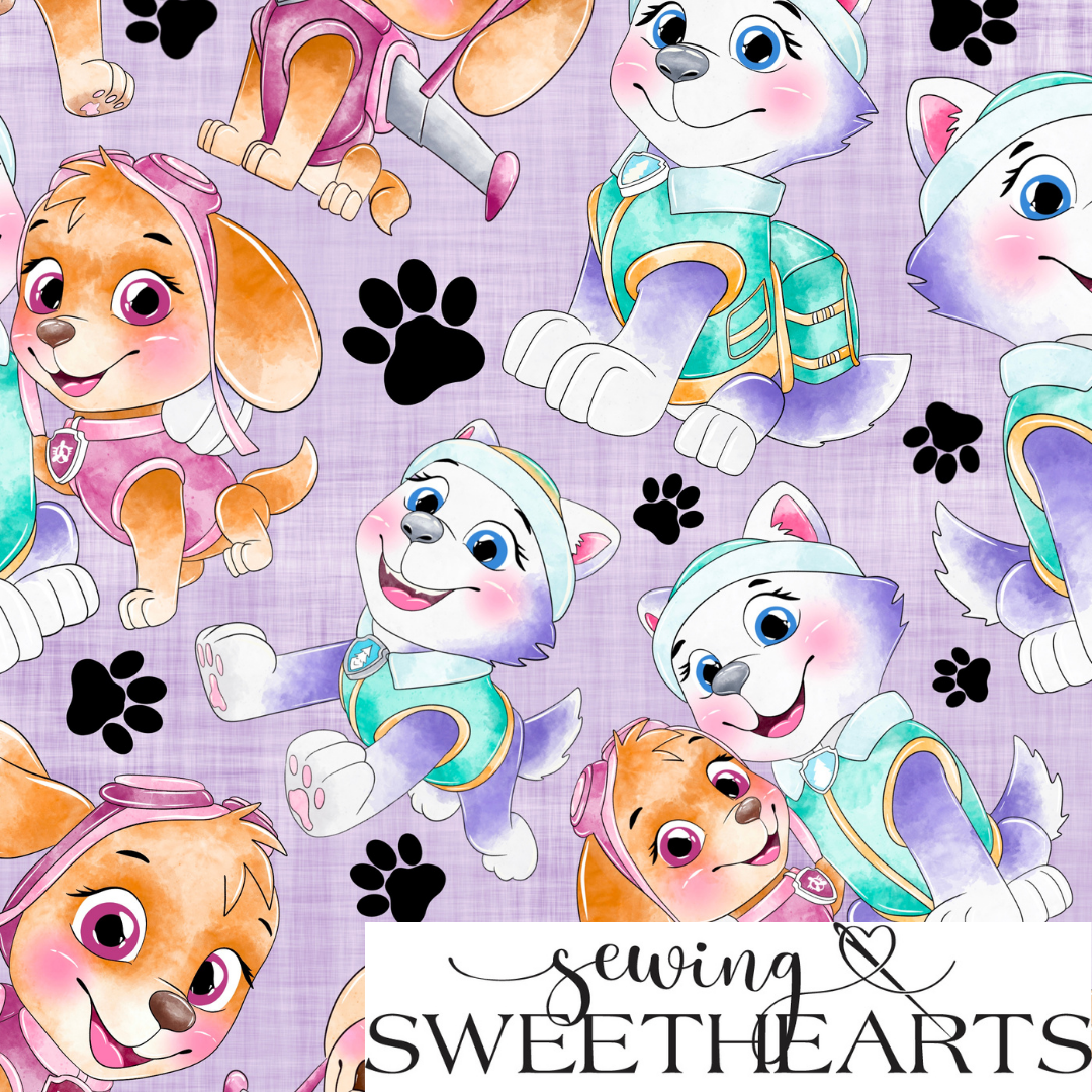 Famous Girl Pups Minky Blanket PREORDER (~4 weeks before shipping)  Sewing Sweethearts   