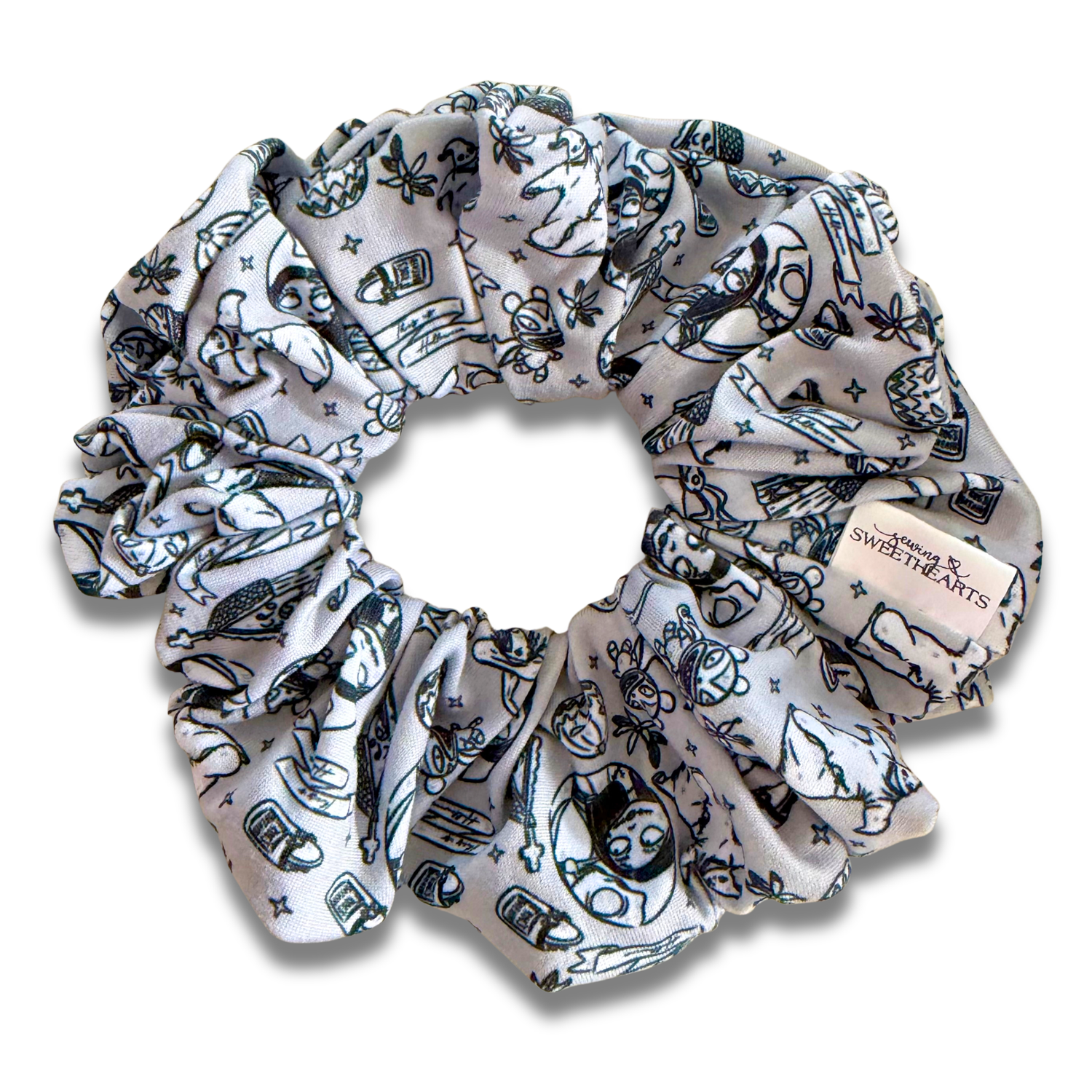 NBC on Grey Scrunchie Sewing Sweethearts