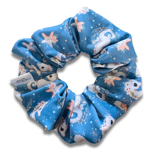 Seahorses Swim Scrunchie Sewing Sweethearts
