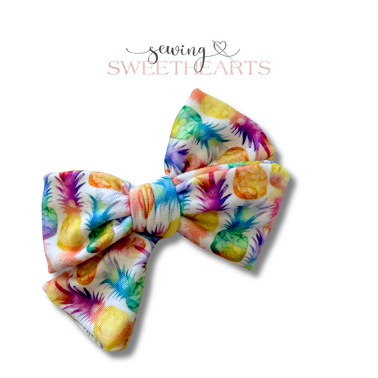 Pineapples Bow Sewing Sweethearts