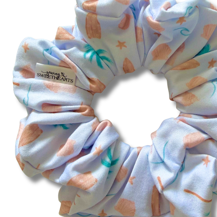 At The Beach Scrunchie Sewing Sweethearts