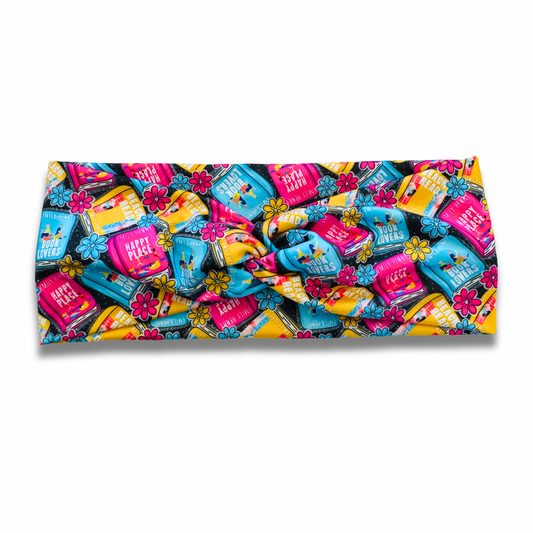 Emily Book Lovers Sweetheart Headband (or removable tie option) Sewing Sweethearts Sweetheart