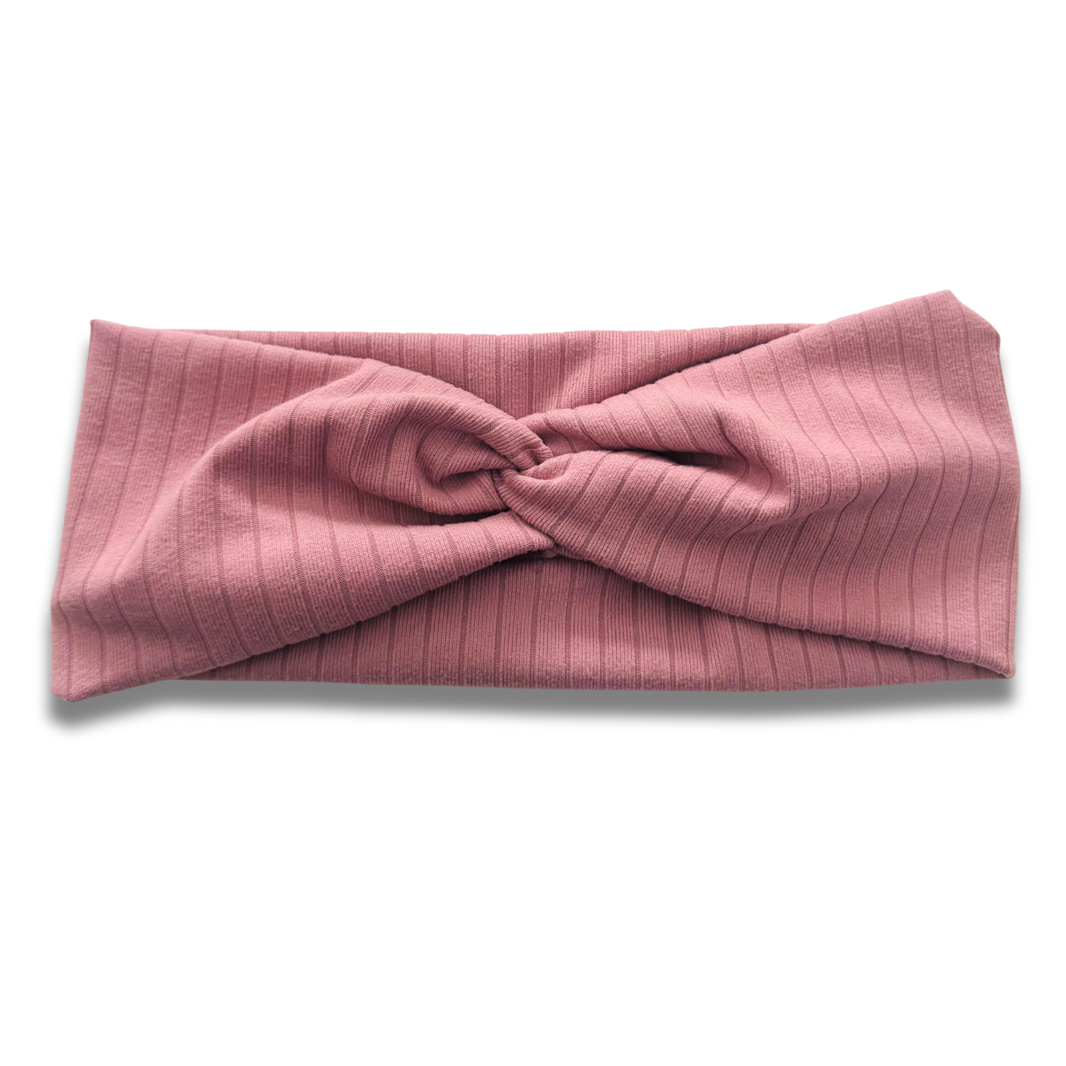 New Mauve Ribbed Sweetheart Headband Sewing Sweethearts