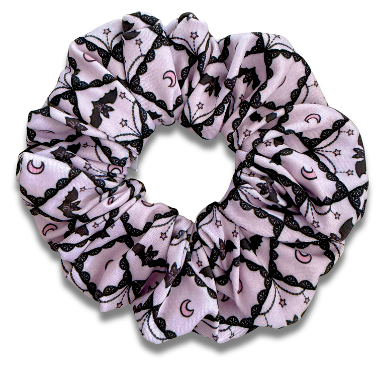 Moonlit Bats Scrunchie Sewing Sweethearts