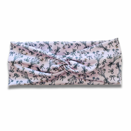 Bouquet of Wildflowers Sweetheart Headband (or removable tie option) Sewing Sweethearts Sweetheart