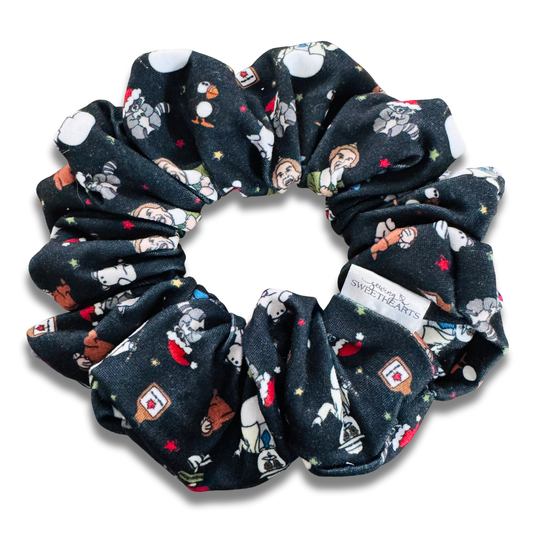 Cotton Headed Ninny Muggins Scrunchie