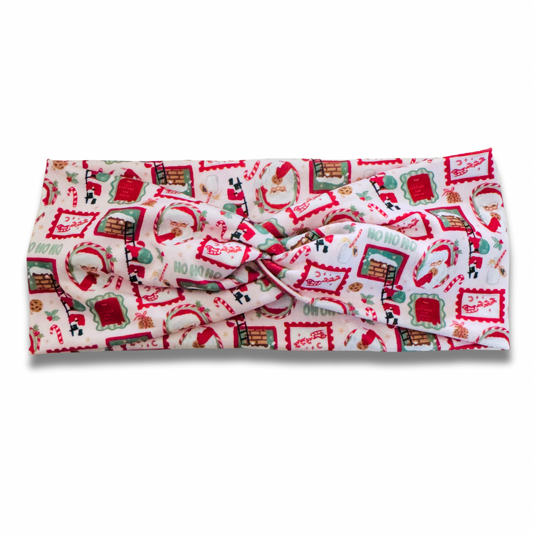 Santa Claus is Coming to Town Sweetheart Headband (or removable tie option)