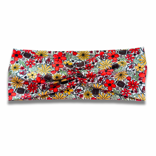 Football: Chiefs Sweetheart Headband Sewing Sweethearts