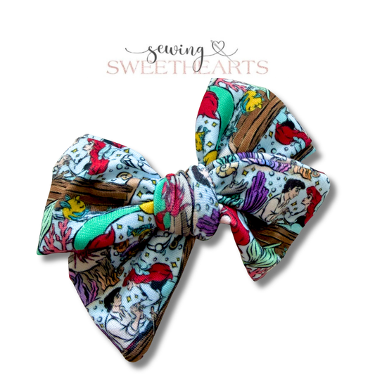 Mermaid Princess (3) Bow Sewing Sweethearts