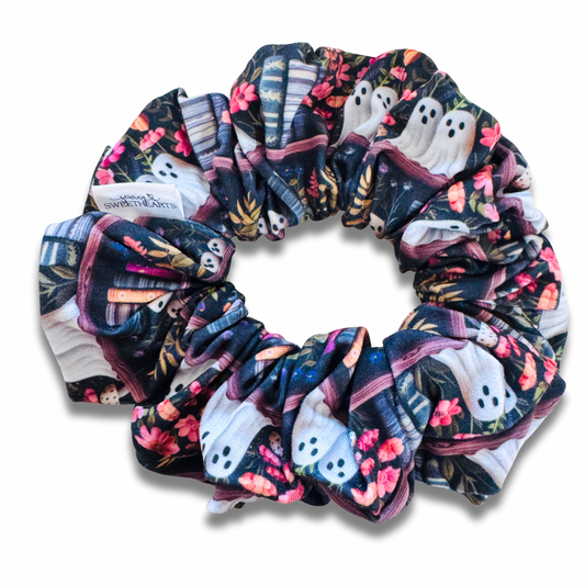 Ghost Library Scrunchie Sewing Sweethearts
