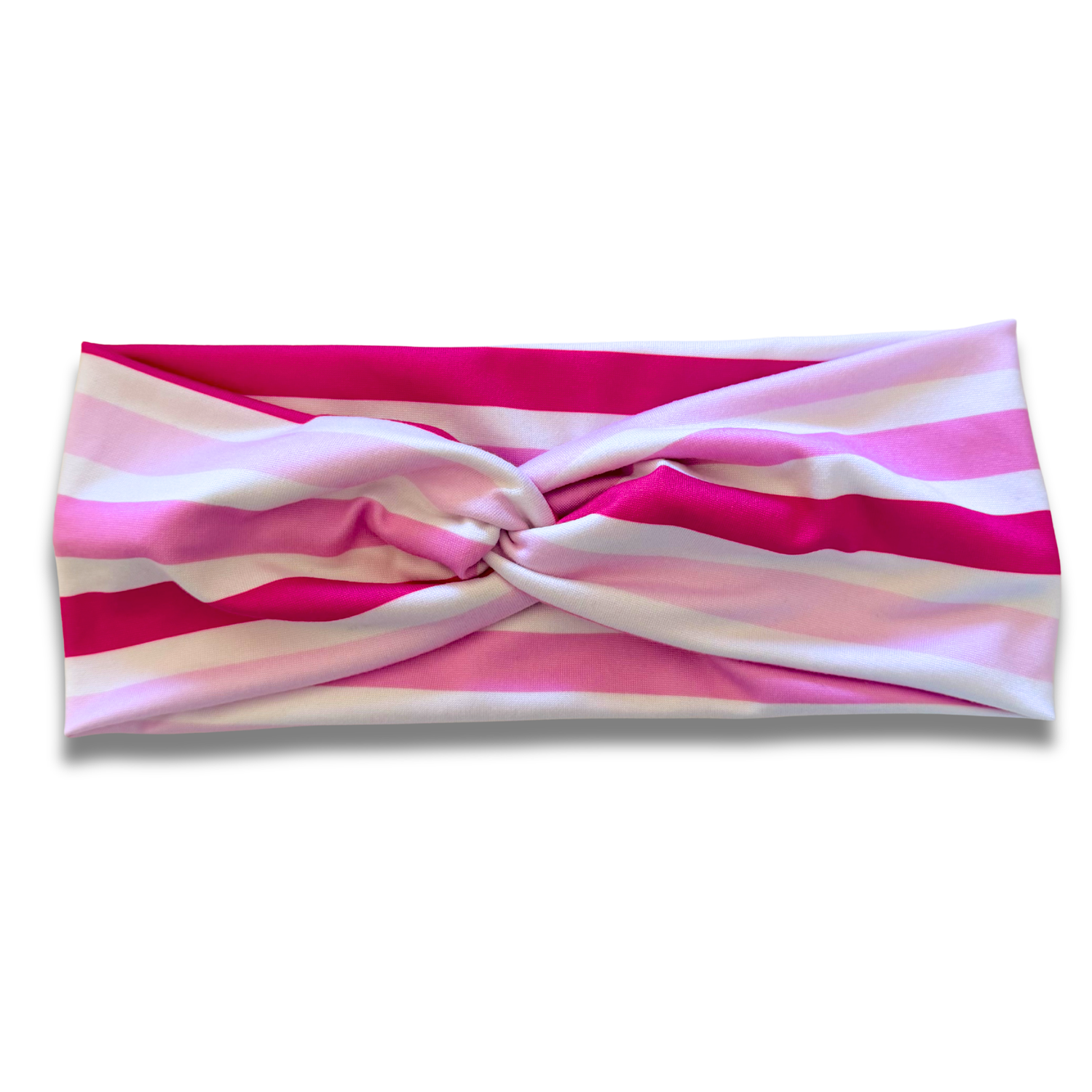 Fuchsia Stripes Sweetheart Headband (or removable tie option) Sewing Sweethearts Sweetheart