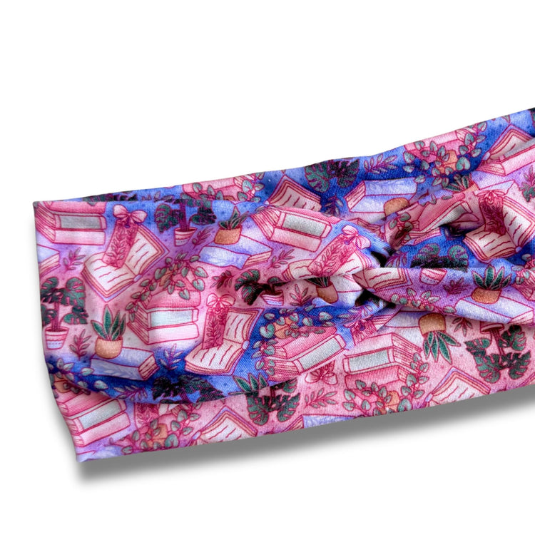 Plants & Books Sweetheart Headband (or removable tie option) Sewing Sweethearts