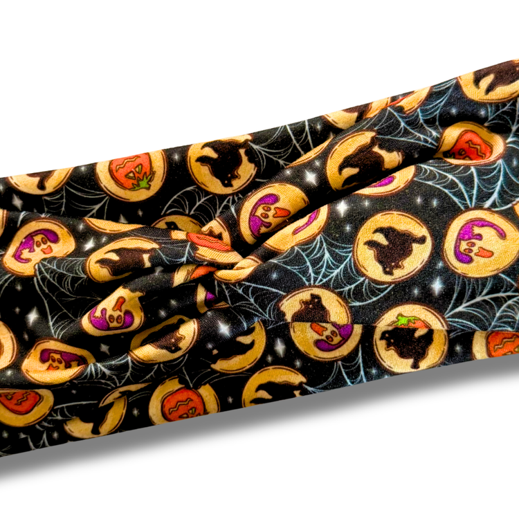 Halloween Cookies Sweetheart Headband (or removable tie option) Sewing Sweethearts