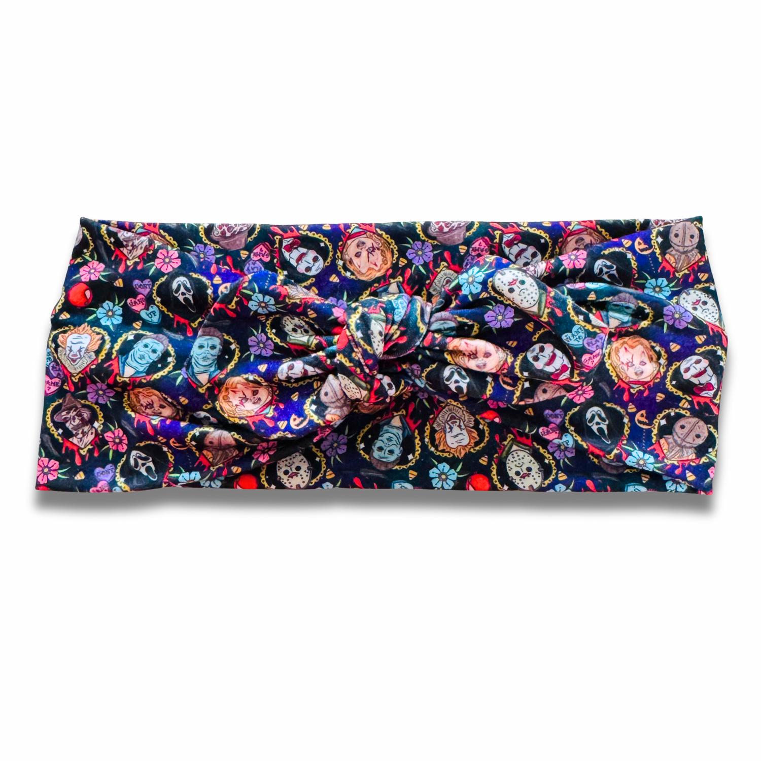 Horror Guys Sweetheart Headband (or removable tie option) Sewing Sweethearts Sweetheart with Removable Tie