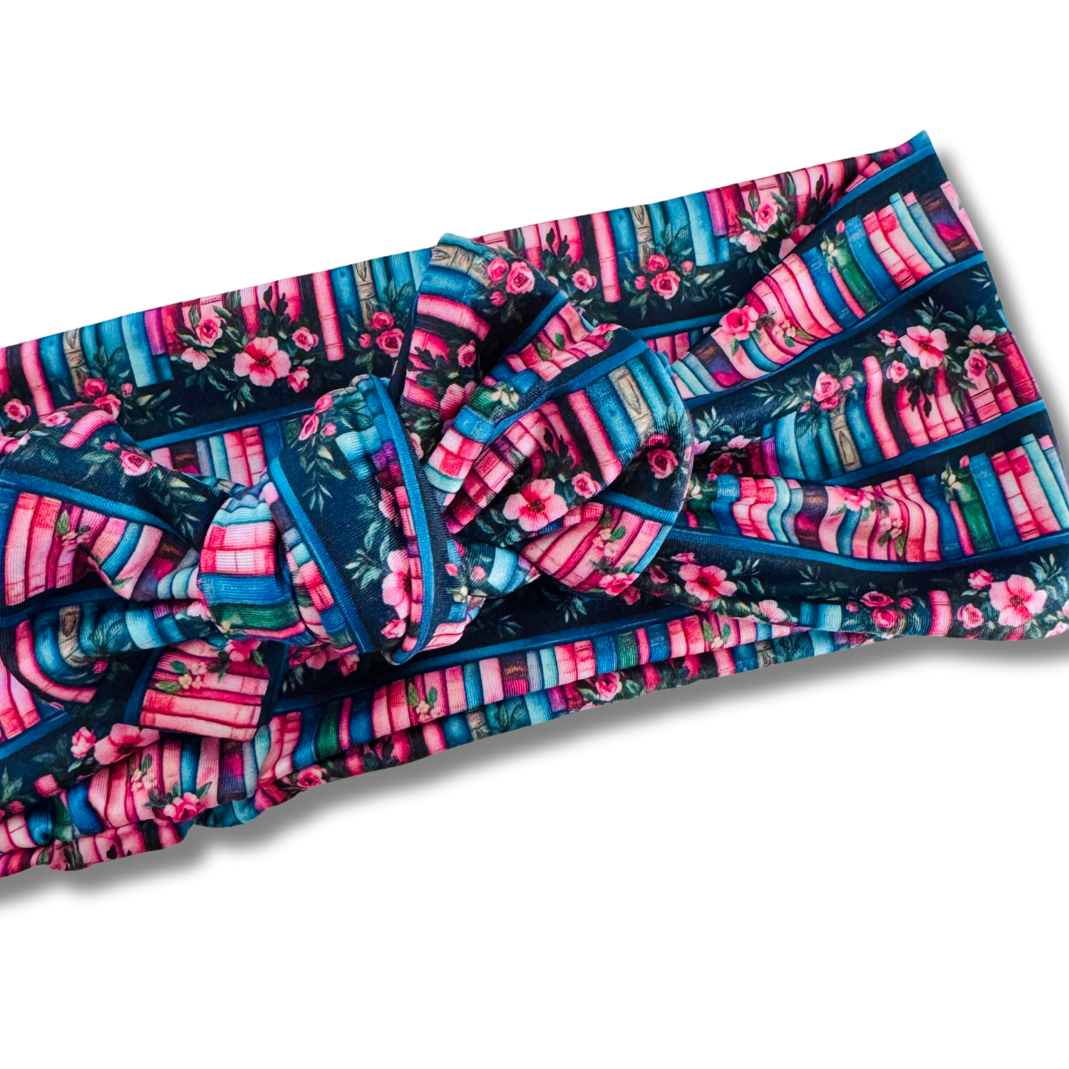 Navy & Pink Library Sweetie Headband Sewing Sweethearts
