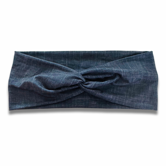 Coal Linen Style Sweetheart Headband (or removable tie option) Sewing Sweethearts Sweetheart
