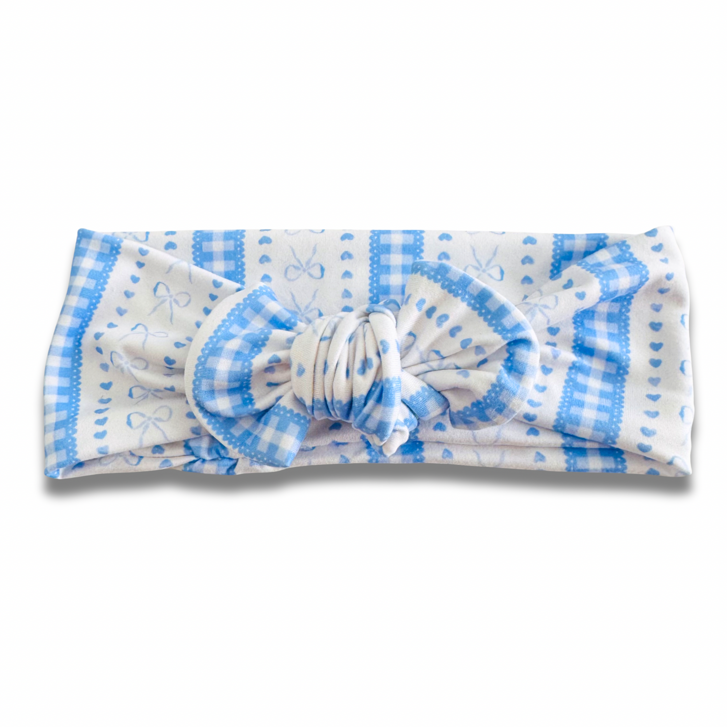 Blue Coquette Bows Sweetie Headband Sewing Sweethearts