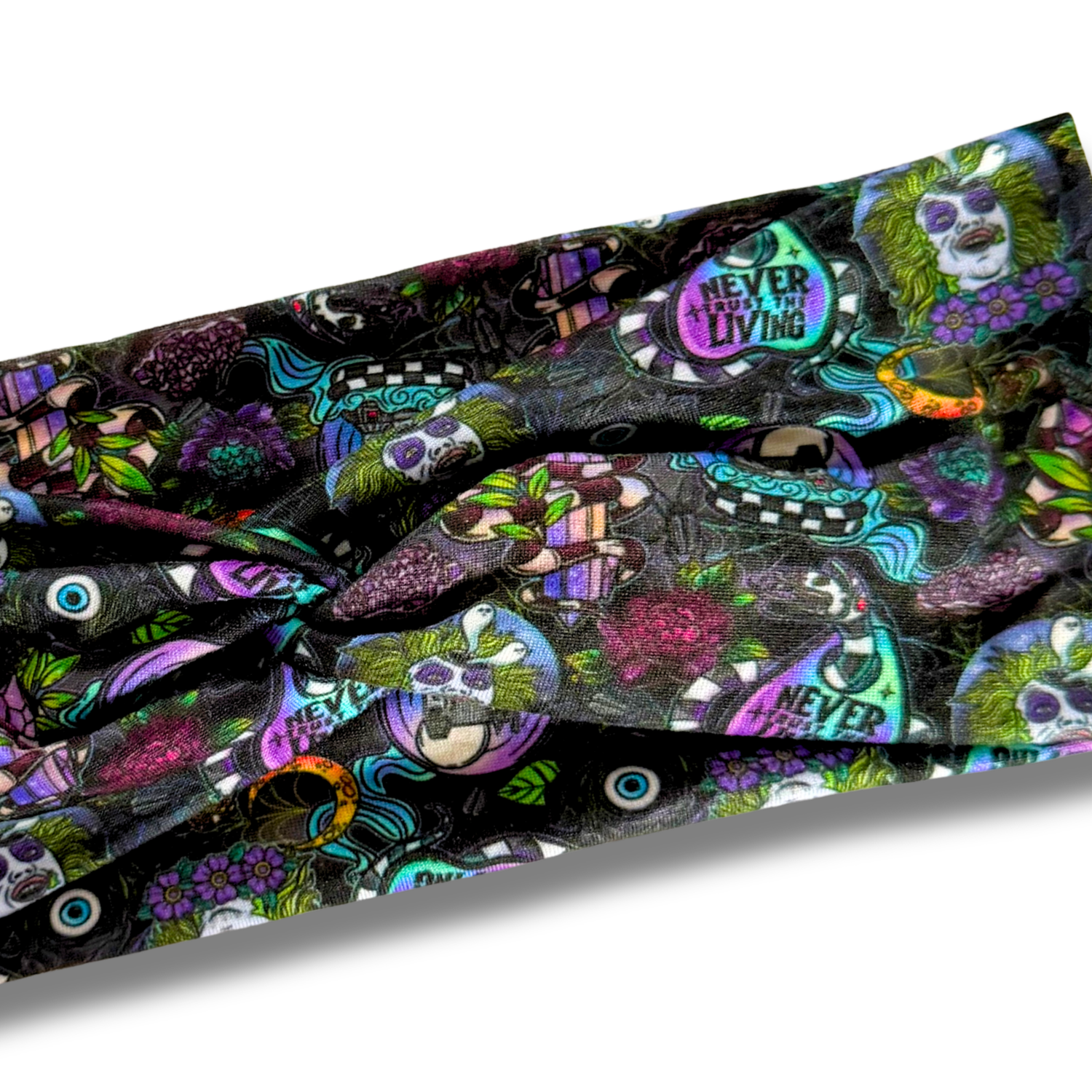 Never Trust The Living Sweetheart Headband (or removable tie option) Sewing Sweethearts