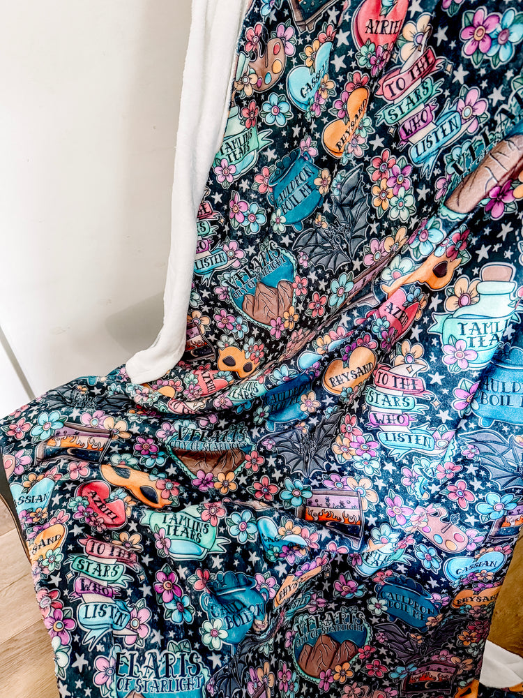 A Court Of Minky Blanket PREORDER (~4 weeks before shipping) Sewing Sweethearts